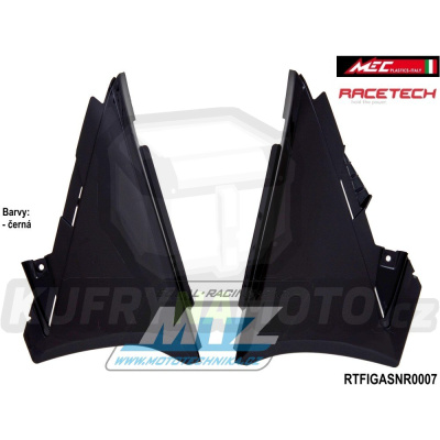 Bočnice airboxu Gas-Gas EC125+250+300+450 / 07-10 - černé