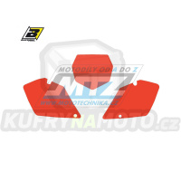Polepy číslových tabulek (vystřižené) - Suzuki RM125+RM250 / 01-11 - barva červená