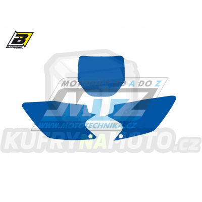 Polepy číslových tabulek (vystřižené) - Kawasaki KXF250 / 06-08 - barva modrá
