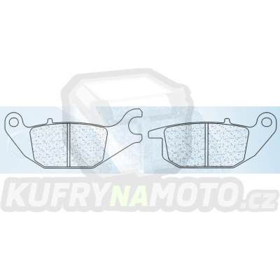 Brzdové destičky CL BRAKES 1067 RX3
