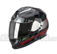 Moto přilba SCORPION EXO-510 AIR STAGE černo/stříbrno/červená