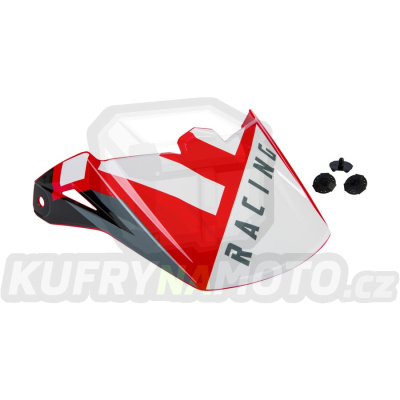 kšilt pro přilbu ELITE, FLY RACING - USA (červená/černá)
