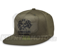 kšiltovka DOUBLE CHECK FLATBILL HAT, ALPINESTARS (zelená/černá)