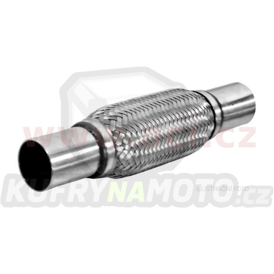 pružný člen výfuku STANDARD, vnitř. průměr 51,3 mm / délka pr. členu 100 mm / celk. délka 200 mm