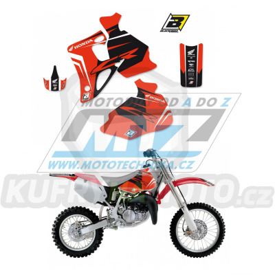 Polepy na motocykl (sada polepů Dream) Honda CR80 / 96-02 - typ polepů Dream4