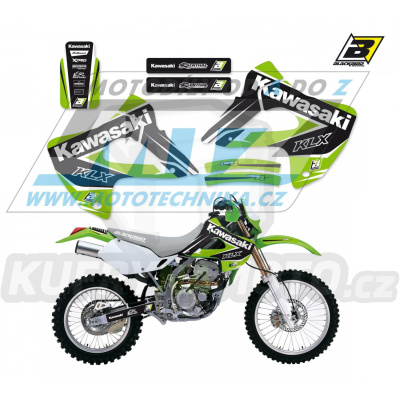 Polepy na motocykl (sada polepů Dream) Kawasaki KLX300 / 97-08 - typ polepů Dream4
