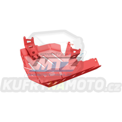 Kryt pod motor hliníkový Dual Sport -Yamaha Tracer 9 GT+ / 23-24 + Tracer 900 / 21-23 - barva červená