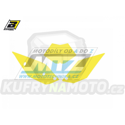 Polepy číslových tabulek (vystřižené) - Beta RR 2T+4T / 13-17 - barva žlutá