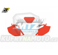 Polepy číslových tabulek (vystřižené) - Yamaha WRF250+WRF450 / 03-04 - barva červená
