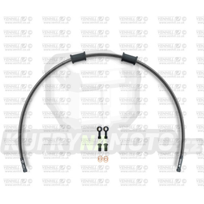 Hadice zadní brzdy Venhill POWERHOSEPLUS SUZ-7012RB-CB (1 hadice v sadě) karbonové hadice, černé koncovky