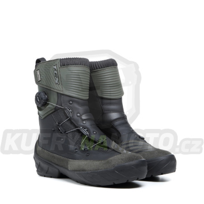 Moto boty TCX INFINITY 3 MID WP černo/zelené