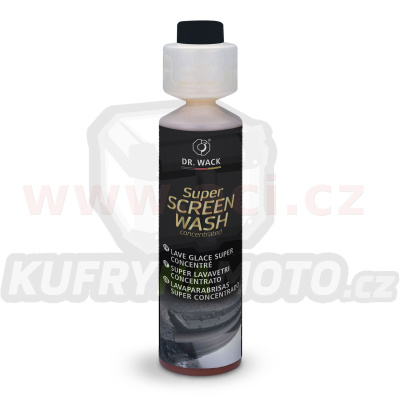 Dr. Wack Super Screenwash: kapalina do ostřikovačů (koncentrát 1:100, 250 ml = až 25 l)