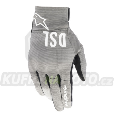 rukavice SHOTARO kolekce DIESEL JEANS, ALPINESTARS (šedá/bílá/černá)