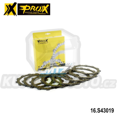 Lamely spojkové třecí (s obložením) Prox 16.S43019 - Kawasaki KX250 / 87-91 + KX500 / 87-04 + KDX250 / 91-94