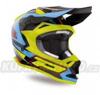 Přilba Progrip 3191 ABS - model Turq/Yellow