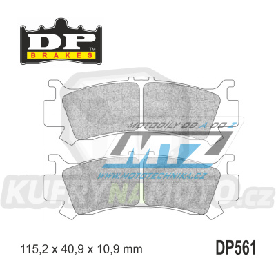 Destičky brzdové DP Brakes DP561 - směs Premium OEM Sinter
