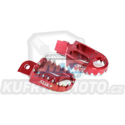 Stupačky Racing Alu - Gas-Gas EC125+EC200+EC250+EC300 / 18-20 + XC200+XC250+XC300 - červené
