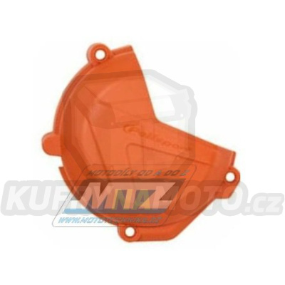 Kryt spojkového víka Husqvarna FC250+FC350+FX350 / 16-22 + FE250+FE350 / 17-18 + KTM 250SXF+350SXF / 16-22 + 250EXCF+350EXCF / 17-18 - barva oranžová