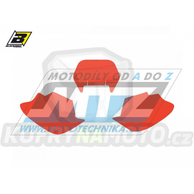 Polepy číslových tabulek (vystřižené) - TM EN / 03 - barva červená