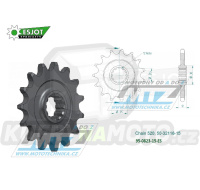 Kolečko řetězové (pastorek) 0823-15zubů ESJOT 50-32116-15 - Husaberg FE350+FE400+FE501+FE600 + FE450+FE550+FE650 + FC350+FC450+FC501+FC550+FC600 + MX350+MX499+MX501+FS450+FS550+FS650 + Husqvarna CR125+WR125 + WR240+WR250+WR350+WR400+WR430+WR500 + TC5