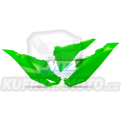 Bočnice Kawasaki KXF250 / 25 + KXF450 / 24-25 - barva FLUO zelená (neon zelená)