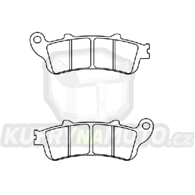 Brzdové destičky CL BRAKES 1231 RX3