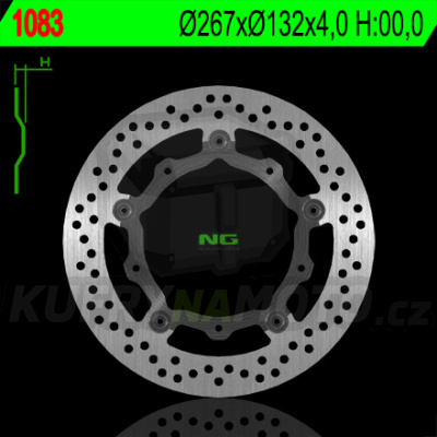 Brzdový kotouč moto NG 1083