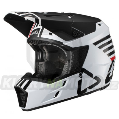 LEATT přilba CROSS MODEL GPX 3.5 V19.2 WHITE barva bílá/černá velikost XL 61-62cm