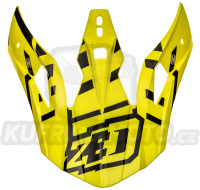 kšilt pro přilby X1.9 a X1.9D, ZED (žlutá fluo/černá)