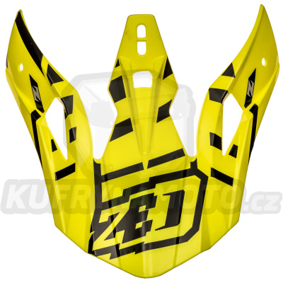 kšilt pro přilby X1.9 a X1.9D, ZED (žlutá fluo/černá)