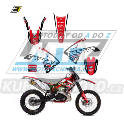 Polepy na motocykl (sada polepů Dream) GasGas EC125+EC200+EC250+EC300 / 10-11 + ECF250+ECF300+ECF450 / 10-13 - typ polepů Dream4