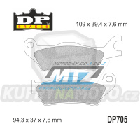 Destičky brzdové DP Brakes DP705 - směs Premium OEM Sinter