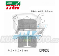 Destičky brzdové DP9036-LU TRW Lucas MCB881 - směs Allround