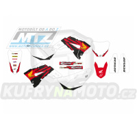 Polepy na motocykl (sada polepů včetně číslových tabulek) Honda CR125+CR250 POLISPORT RESTYLING / 02-07 - typ polepů Retro