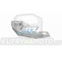 Kryt pod motor hliníkový Dual Sport - Husqvarna Svartpilen 401+Vitpilen 401 / 18-19 - barva stíbrná Ice Polished