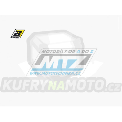 Polepy číslových tabulek (vystřižené) - Kawasaki KXF250 / 17-20 + KXF450 / 16-18 - barva bílá