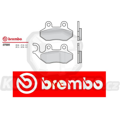 Brzdové destičky Brembo SYM SYMPLY 50 r.v. Od 08 -  směs Originál Přední