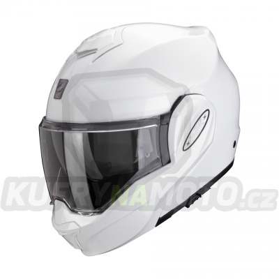 Moto přilba SCORPION EXO-TECH EVO PRO solid perleťově bílá