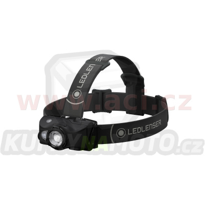 LED LENSER MH8 - outdoorová dobíjecí čelovka černo-černá, dosvit 200 m, záruka 7 let