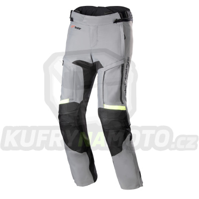 kalhoty BOGOTA PRO DRYSTAR 3 SEASON, ALPINESTARS (šedá/tmavě šedá/černá/žlutá fluo, třísezonní provedení) 2024
