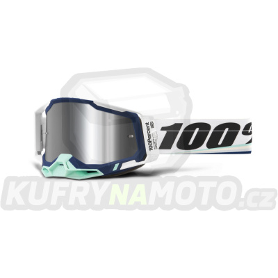 RACECRAFT 2, 100% brýle ARSHAM, stříbrné plexi