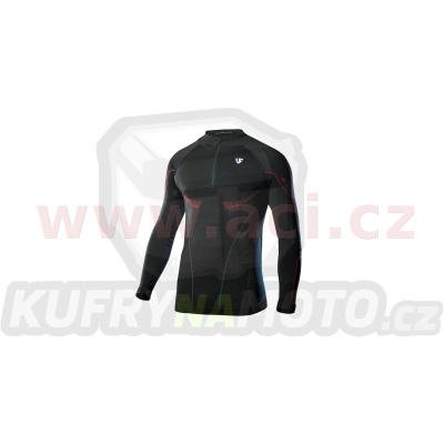 termotriko s dlouhým rukávem Hero Long sleeve ZIP - warm, UNDERSHIELD (černá)