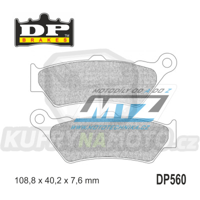Destičky brzdové DP Brakes DP560 - směs Premium OEM Sinter