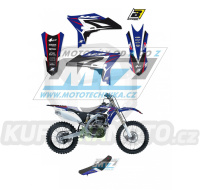 Polepy s potahem sedla (sada polepů a potah sedla Dream) - Yamaha YZF250 / 10-13 - typ polepů Dream4