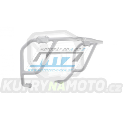 Padací rám Dual Sport Crash Bar horní - Husqvarna Norden 901 / 22-24 + Norden 901 Expedition / 23 - barva stříbrná Ice Polished