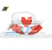 Polepy číslových tabulek (vystřižené) - KTM 50SX / 16-23 - barva červená