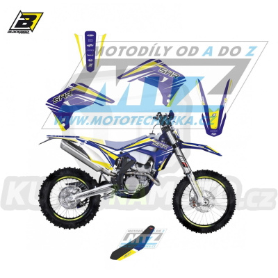 Polepy s potahem sedla (sada polepů a potah sedla Dream) - Sherco SE-R+SEF-R / 17-23 - typ polepů Dream4