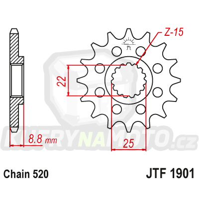 Kolečko F1901-15-F1901-15- výprodej