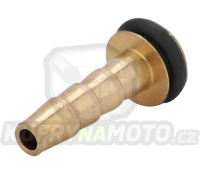 CNC obrobený měděný trn s O kroužkem pro hydraulické hadice brzdových systémů TEKTRO, FULL STOP (sada 10ks)