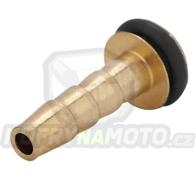 CNC obrobený měděný trn s O kroužkem pro hydraulické hadice brzdových systémů TEKTRO, FULL STOP (sada 10ks)